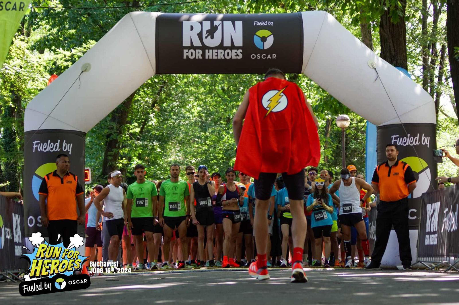 Over 1400 children, adults and people with disabilities ran at the first edition of the charity cross Run for Heroes – fueled by OSCAR