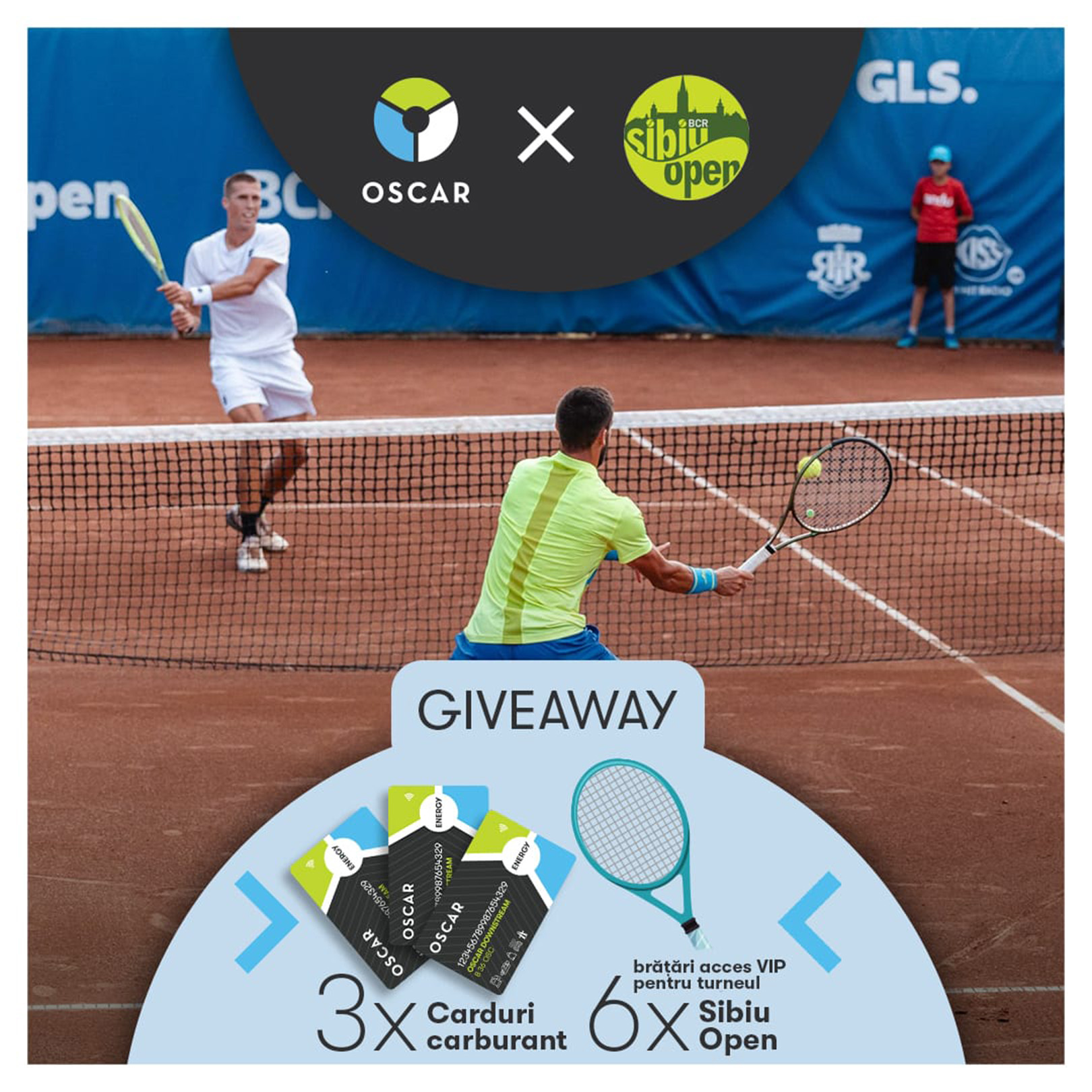 OSCAR Downstream, partner of the ATP Challenger tournament, BCR Sibiu Open 2024
